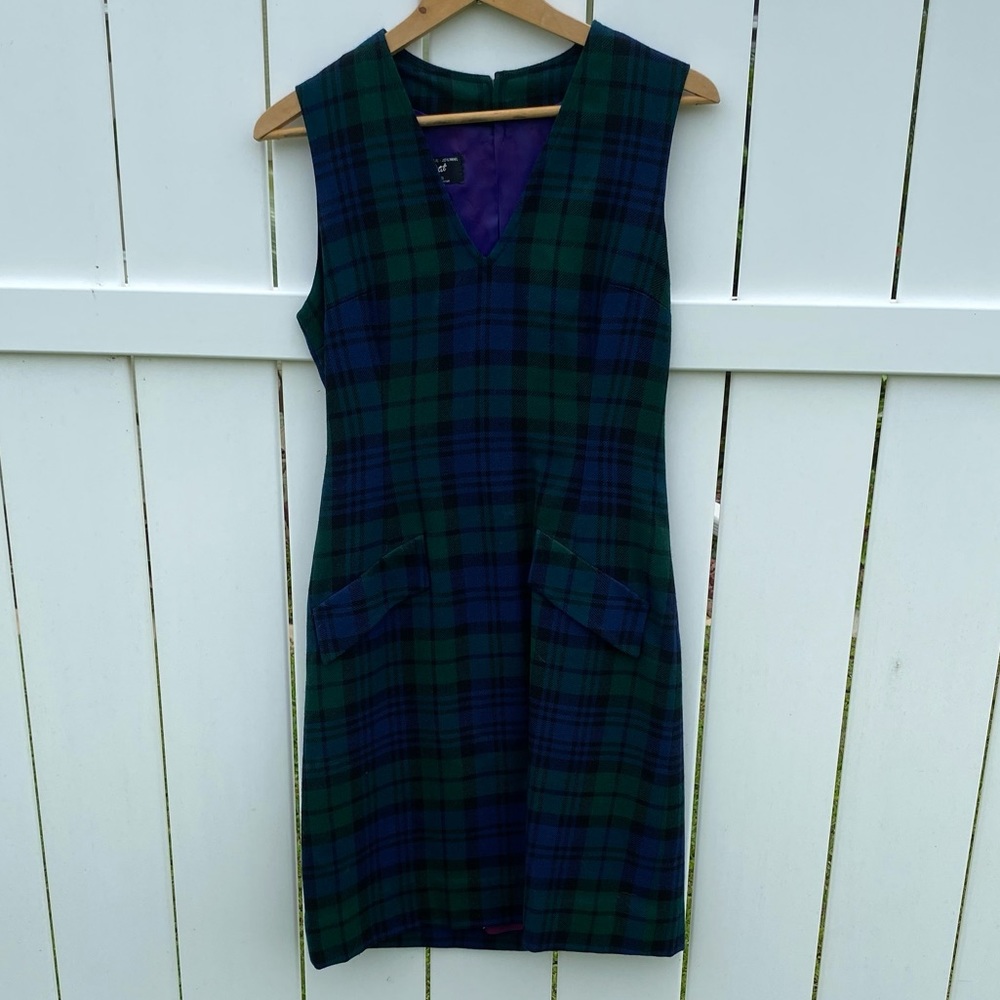 🙀Moffat Weavers Brand Plaid Tartan Dress 💜💚